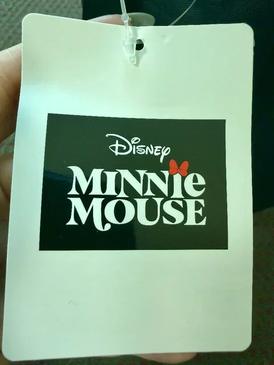 Disney Minnie Mouse Mini Backpack Black Quilted Ears Bow NWT - Picture 14 of 14